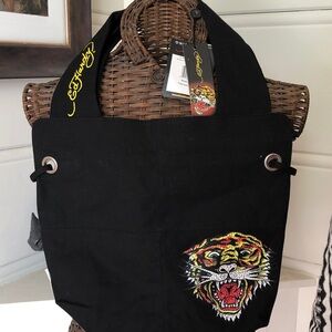 NWT Ed Hardy Tiger Bag